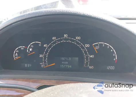 2000 Mercedes-Benz S 500 из США, поврежденный, VIN WDBNG75J3YA074707